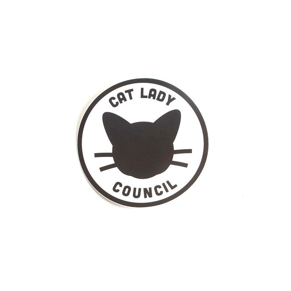 Stickers Northwest, Stickers, Art & School, 3", Cat Lady Council, 608439